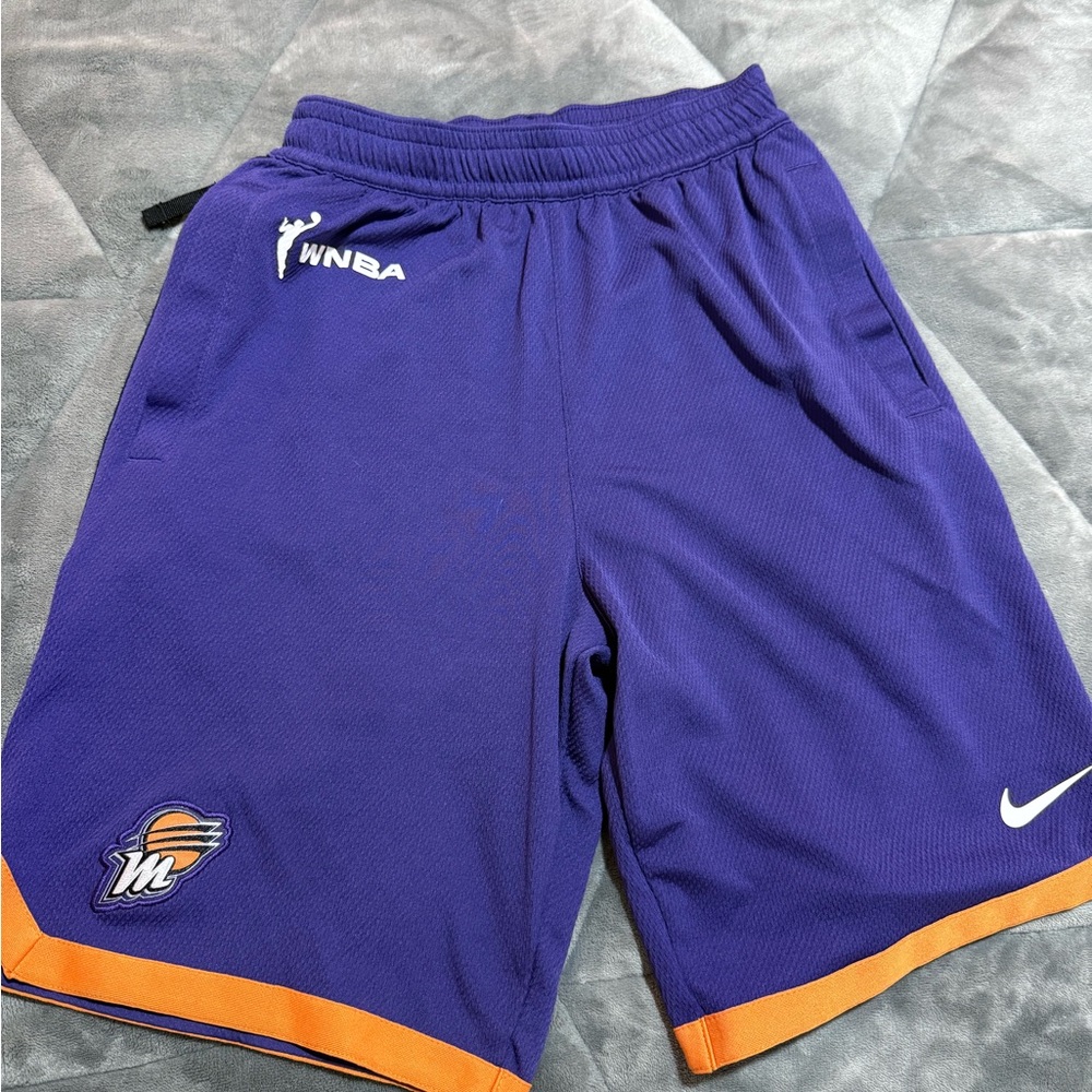 Nike Purple and Orange Basketball Shorts